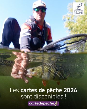 Cartes de pêche 2026