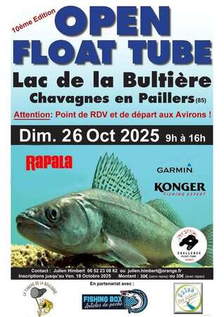 Concours de pêche aux leurres en float-tube des poissons carnassiers. Cet open compte parmi les manches du challenge float-tube de la Vendée.