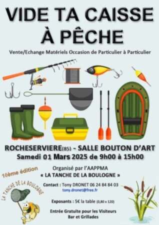 Vide ta caisse Tanche de la Boulogne